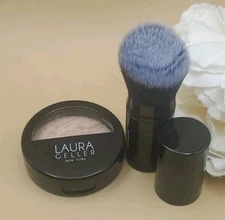 2~Laura Geller Baked Balance N Brighten Light & Laura Geller Retractable Kabuki 