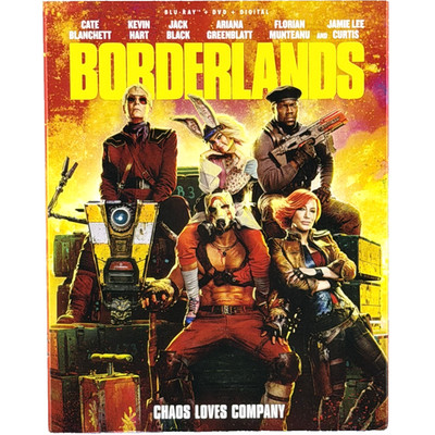 BORDERLANDS (2024) BLU-RAY / DVD Blanchett Hart Black