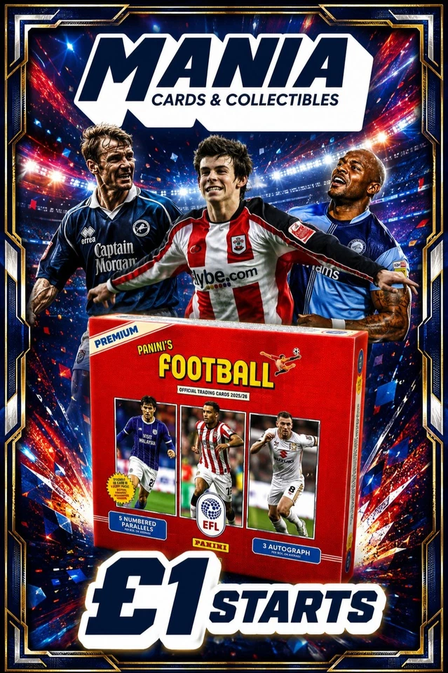 £1 STARTS EFL PANINI FOOTBALL - MAC