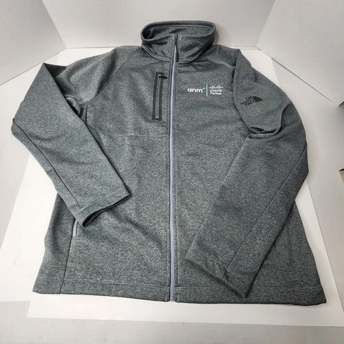 The North Face Canyon Flats Full Zip Mens M Fleece Jacket ANM CISCO Work Gray  - product listing photo