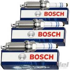 3xBOSCH ZÜNDKERZE passend für DACIA JOGGER NISSAN JUKE RENUALT MEGANE 110+114 PS