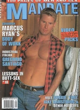 rare MANDATE vintage gay magazine september 1998