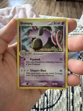 Grumpig 29/106 Prerelease EX Emerald Reverse Holo Stamped Pokemon 2005 on eBay