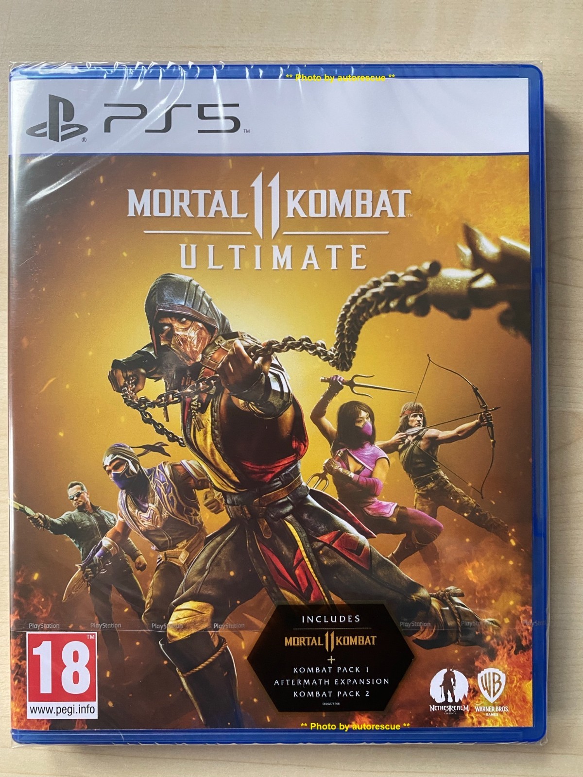 Mortal Kombat 11 Ultimate  (includes DLC)  'New & Sealed' Playstation PS5