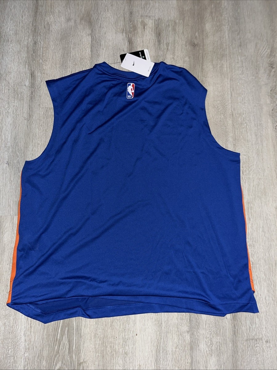 Nike New York Knicks Team Issue NBA Pregame Warmup Sleeveless