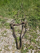 Brown Leather Bridle Horse With Reins And Bit