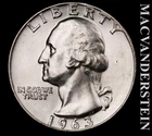 1963-D Silver Washington Quarter - Choice Gem Brilliant Unc  Lustrous  #L3731