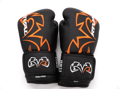 RIVAL Boxing RB11 Evolution Bag Gloves - Hook and Loop - BK/BK - M - New/Other