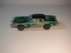 1968 Hot Wheels Custom Eldorado Redline Car. GREEN / BLACK TOP