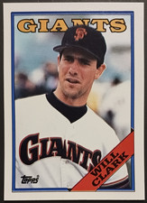 Will Clark - Topps 1988 - San Francisco Giants - #350