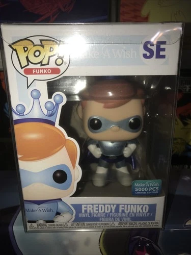Funko Pop! Freddy Funko Superhero (Metallic) SE Make-A-Wish LE 5000