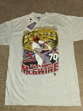 Vintage 1998 St. Louis Cardinals Mark McGwire Homerun  Baseball T-Shirt XL NWT
