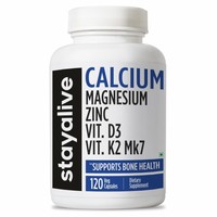 Stay Alive Calcium Magnesium Zink Vitamin D3 K2 NahrungsergäNzungsmittel...
