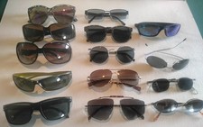 Designer Sunglasses Lot 14 Pair Men's-Women's Cavalli-Oakley-Quay-Randall-Warby