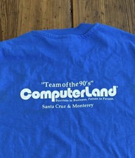 True Vintage ComputerLand Retail Store T-shirt Employee Mac Commodore 1990s