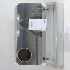 Kohler 99001-SCF-NA Verdera Mirrored Medicine Cabinet 15" Wide w/ Glass Shelves