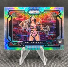 2024 Panini Prizm WWE Silver Prizm #82 Kayden Carter Wrestling Card