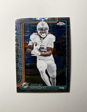 2025 Topps Chrome Football- Jaylen Wright #190, Pulsar Refractor