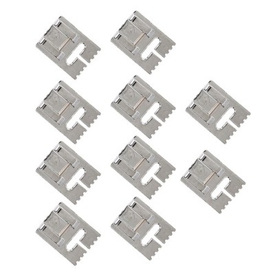 (7-Groove-Presser)10pcs Tuck -Pressefuß 5 7 9 Hochglanz Ohne Burr Stainl