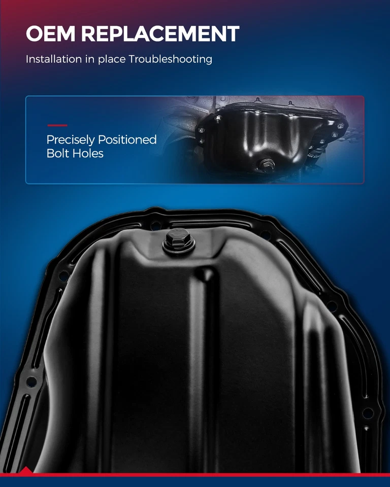 Panela de óleo Trans para 2009-2016 Volkswagen Tiguan L4 2T 2018 2019 Volkswagen Beetle - Imagem 3 de 4