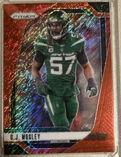 2024 Panini Prizm Red Shimmer Prizm /35 CJ Mosley #227