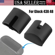 2 Pack Grip Frame Insert Slug Plug for Sub/Compact Glock 43X 48 Magwell Black
