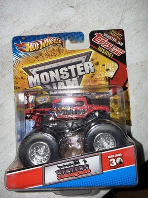 2010-Hot Wheels Monster Jam WESTERN RENEGADE 30th Anniversary with Topps  Card