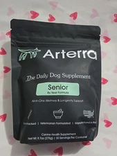 Arterra The Daily Dog Supplement. Senior Formula. 30 Servings Longevity Support