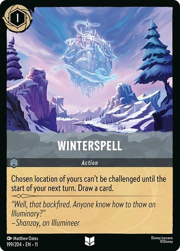 Disney Lorcana Freeze the Vine Winterspell 96/204 TCG Card | eBay