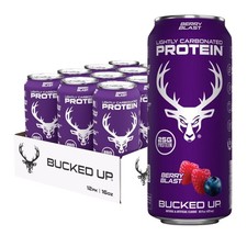 Bucked Up Lightly Carbonated Protein Soda  25g Whey Isolate Zero Sugar, Low...