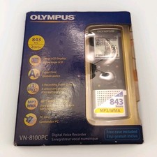 Olympus VN-8100PC Digital Voice Recorder 2GB- 843 Hours Rec.Time MP3 and WMA