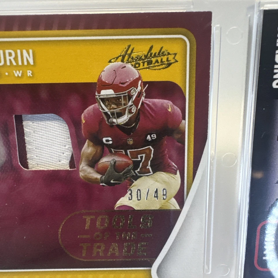 Terry Mclaurin 2021 Absolute Tools Of The Trade /49 Player Worn DCS9 - Image 3 of 4