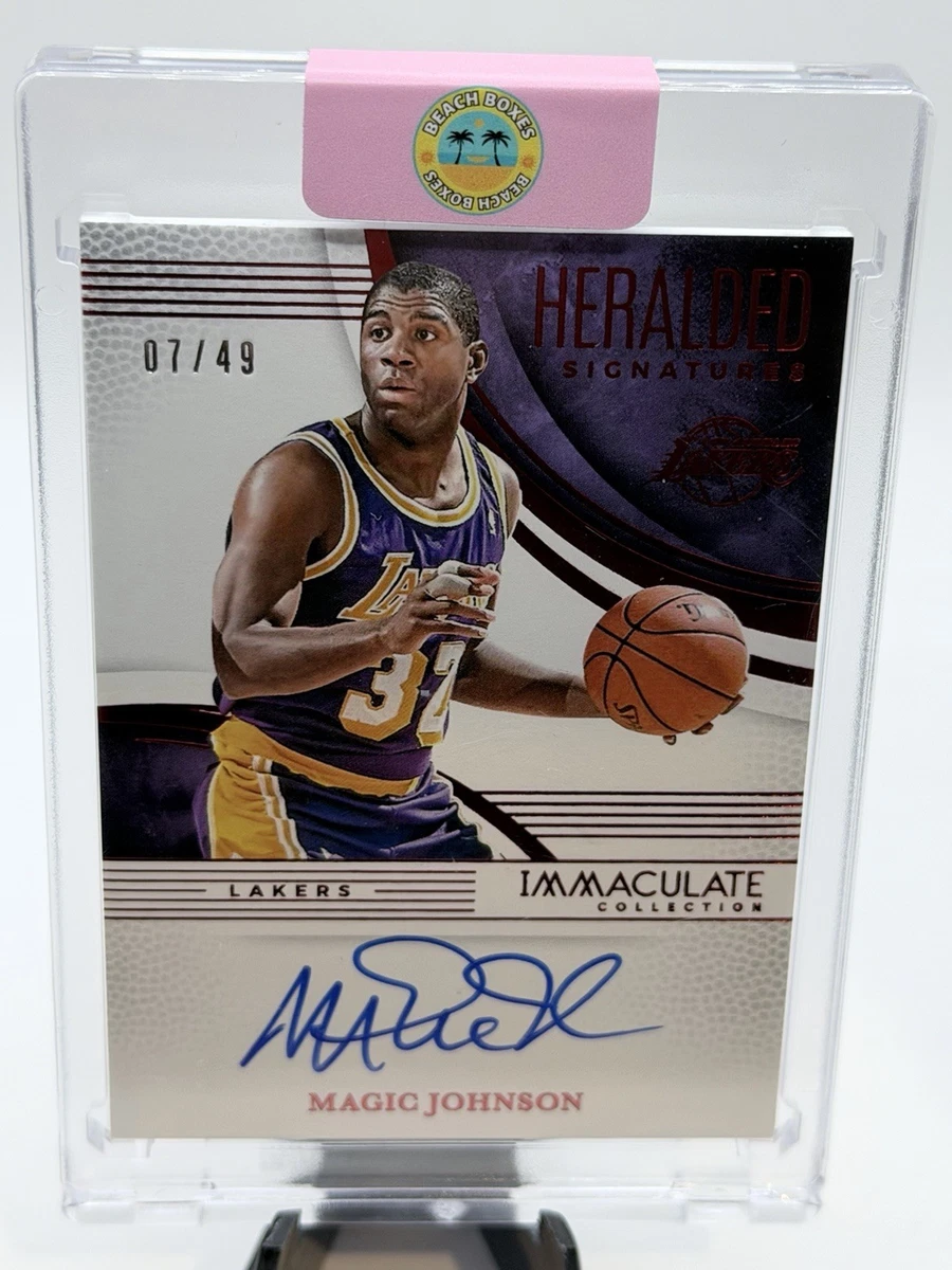 MAGIC JOHNSON のウルトラレアカード！ Magic Johnson Basketball Serial Numbered Sports Trading Cards