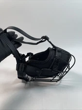 OOPSDOGGY Pitbull Dog Muzzle Large – Reflective Wire Basket Soft Cage