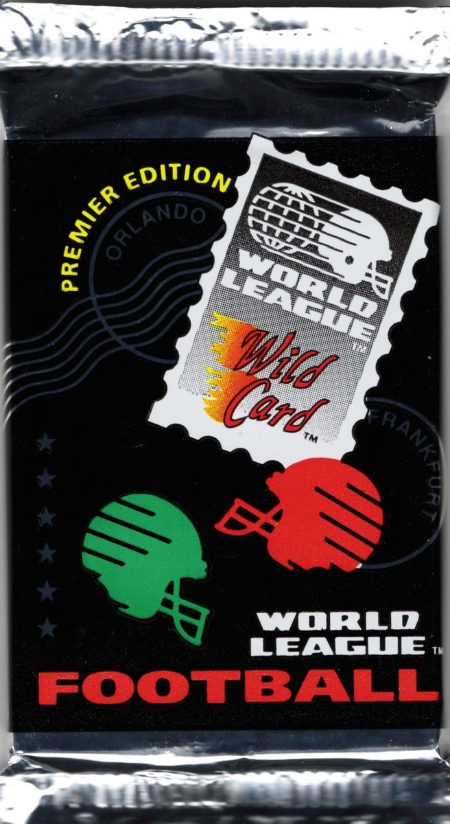 1992 Wild Card World League Football Premier Edition Sealed Pack