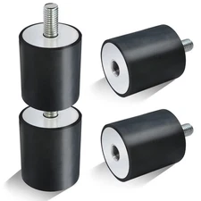 "4 Pack Rubber Shock Mounts for Wacker Neuson Plate Compactors & Rammers"