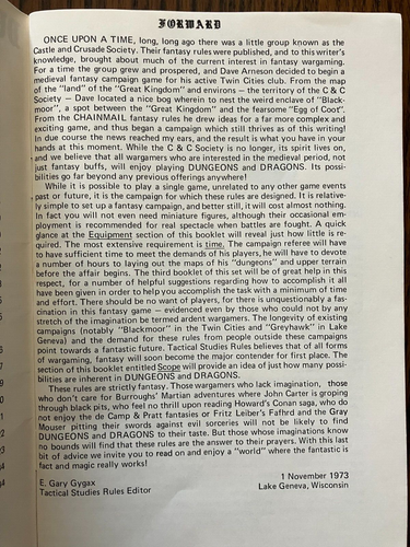 1977 Dungeons & Dragons white box set (6th edition) plus Swords & Spells addit. - Picture 8 of 9