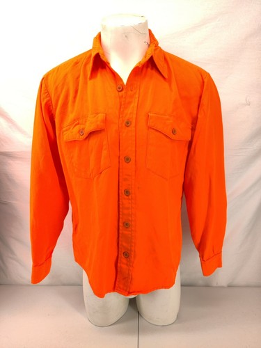 Vintage Duxbak Shirt Mens Large Blaze 