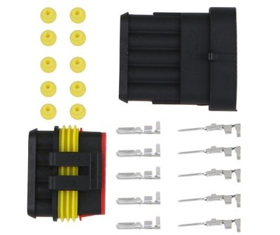 Connecteur 4 fiches ETANCHE auto moto 12v VENDEUR FRANCAIS