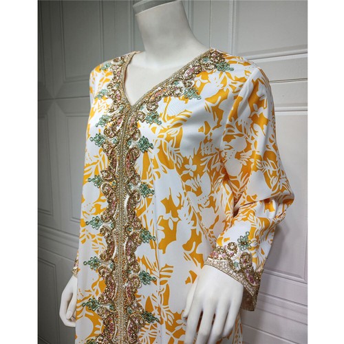Dubai Abaya Muslim Women Maxi Dress Kaftan Dress Turkish Arab Party Islamic New - Bild 113 von 293