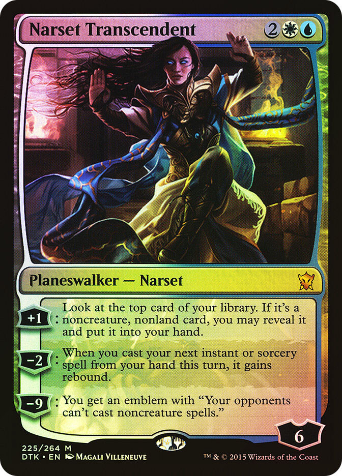 MTG FOIL Narset Transcendent - Dragons of Tarkir #225 | eBay