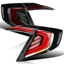 Light Smoked LED Tail Light for Honda Civic 2016-2021 Sedan Rear Lights Kit 4PCS