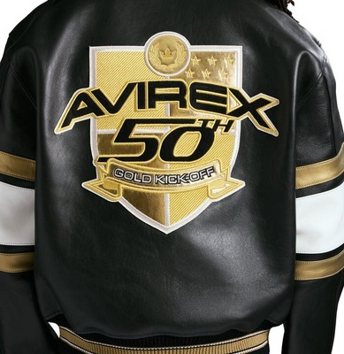 New Avirex 50th Anniversary Limited Edition Leather Jacket