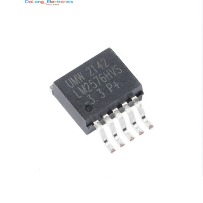 (10 Pcs)UMW LM2576HVS-3.3 TO-263-5 3.3V 3A Step-Down  DC-DC Regulator Chip