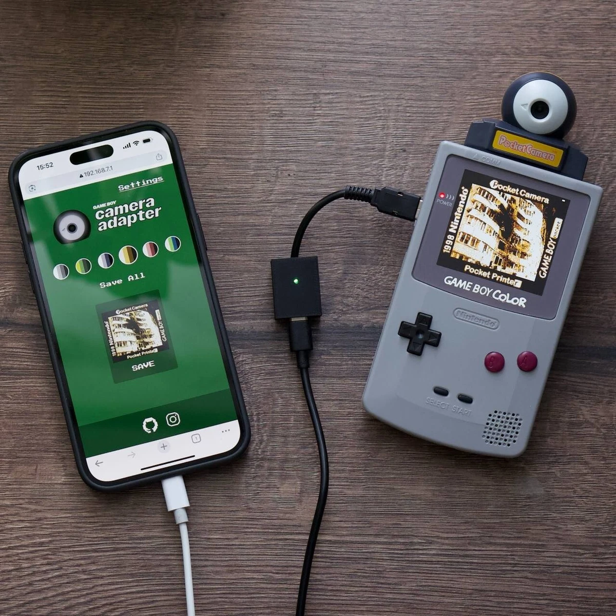 GameBoy Kamera Adapter Duo - Plug & Play, keine Mods nötig!
