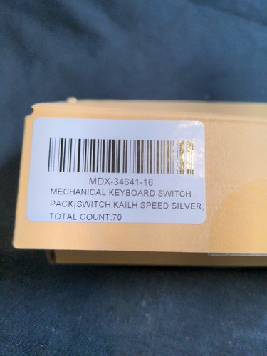 Drop Mechanical Keyboard Switch Pack Kailh Speed Silver 70 pcs MDX-34641-16 - Picture 2 of 3