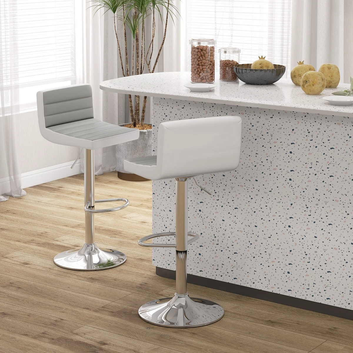 2pcs adjustable swivel bar stools dining chair deals