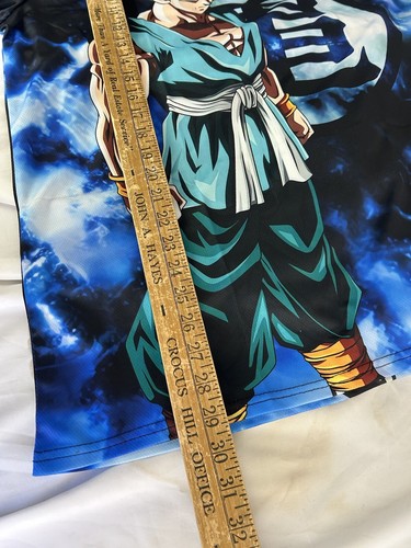 Dragon Ball Z Goku Mens Large Graphic T Crew Neck Tee Cool Blue - Picture 5 of 6