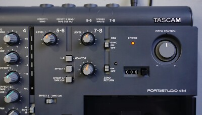 Tascam Portastudio 414 Vintage 4 Track Multitrack Cassette Tape