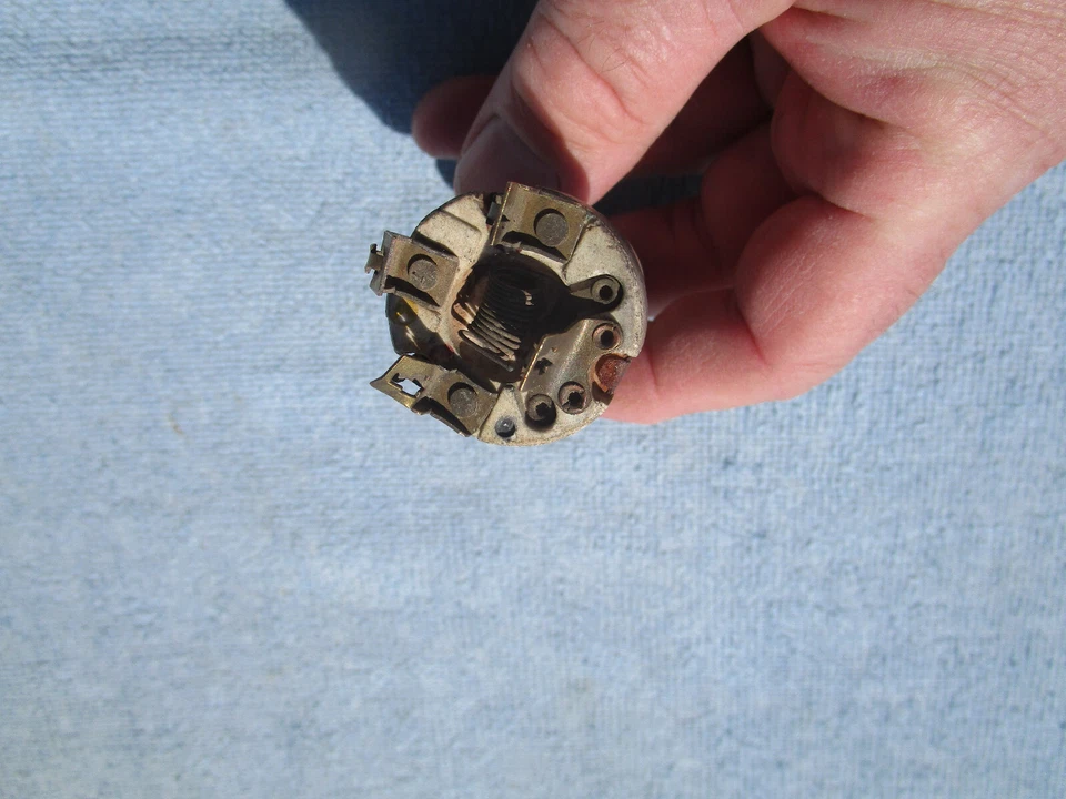 1946 47 48 FORD DELUXE DASH AIR HEATER CONTROL ORIGINAL - Image 3 of 3